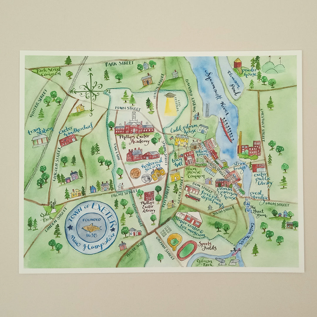 PRE-ORDER LIMITED EDITION UFO Exeter Map